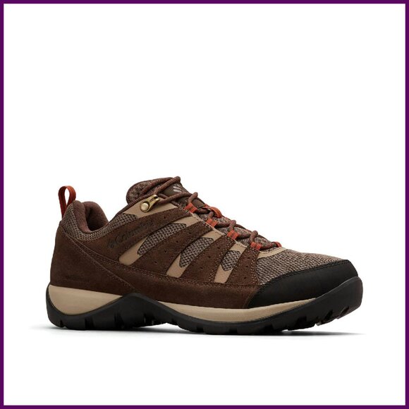 Men's Waterproof Hiking Shoes Suede Leather Omni-Tech True to Size